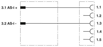 Разветвитель-SAC-ASI-J-Y-N-PUR-2,0-FS SCO