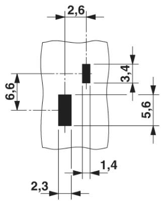 Клеммные блоки для печатного монтажа-PTSM 0,5/ 1-2,5-H SMD WH L R24