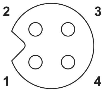 Кабель для датчика / исполнительного элемента-SAC-4P-10,0-PUR/M5FR