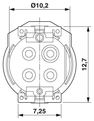 Встраиваемые разъемы-SACC-CIP-M12MST-4P SMD R32