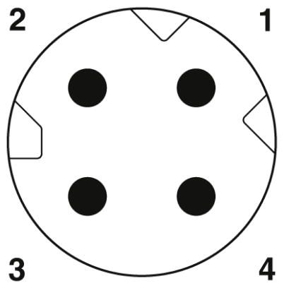 Сетевой кабель-NBC-M8MSD/ 2,0-93B/R4AC