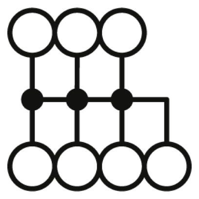 Распределительный блок-PTFIX 6/6X2,5-NS35 BK