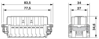 Модуль для контактов-HC-HV06-I-CT-F