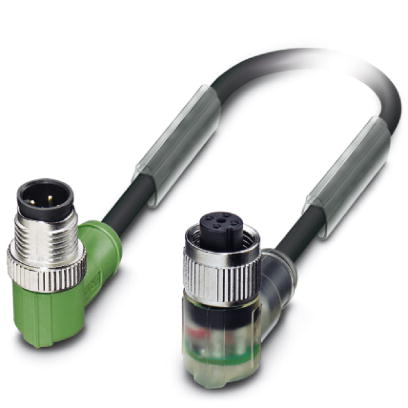 Кабель для датчика / исполнительного элемента-SAC-3P-M12MR-M12FR-2LB/.../...