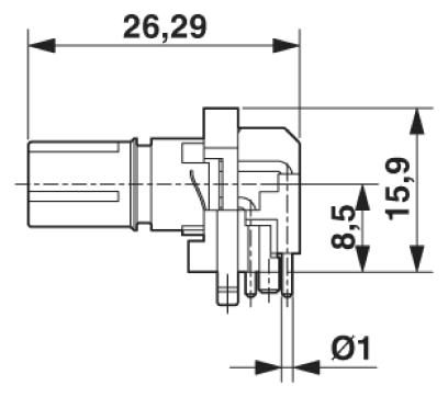 Встраиваемые разъемы-SACC-DSIV-FSB-5CON-L90 SCO