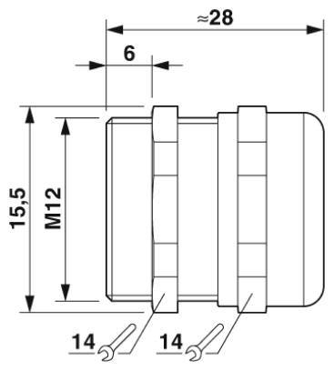Кабельный ввод-G-INSEC-M12-S68N-NCRS-S