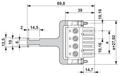 Разъем печатной платы-PC 6/ 3-STF-SH-10,16