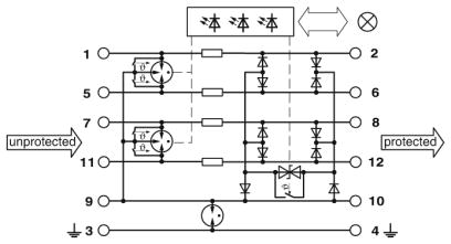 Устройство защиты от перенапряжений-PT-IQ-5-HF+F-12DC-PT