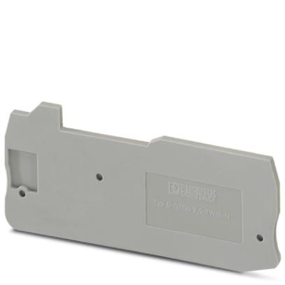 Концевая крышка-D-QTCU 2,5-TWIN-MT
