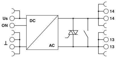 Полупроводниковое реле-PLC-HPT-24DC/230AC/10