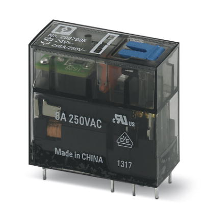 Одиночное реле-REL-MR-24DC/21-21AU/MS