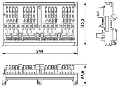 Активный модуль-UM-D37M/16RSC-24DC/DO/C3/R IMC