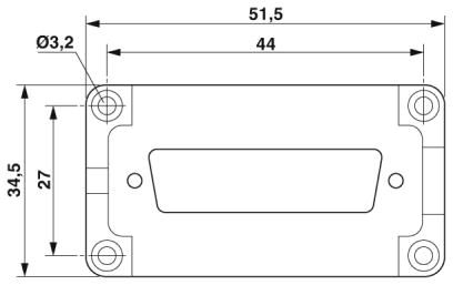 Соединительная плата-HC-B 6-ADP/1 DSUB 15