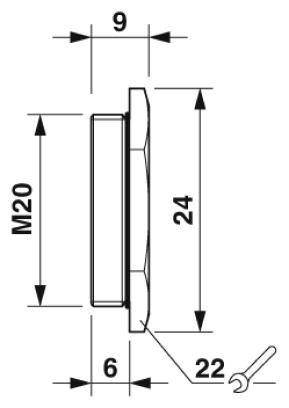 Резьбовой колпачок-HC-M-BS-M20