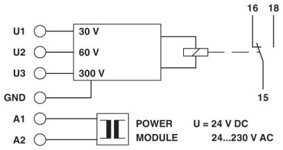 Контрольное реле-EMD-SL-V-UV-300