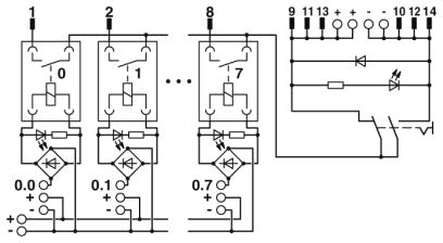 Активный модуль-VIP-8RPT-120AC/1AU/DI/PLC