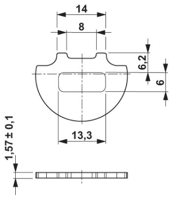 Компоненты соединителя-VS-A-F-PLATE-USB-A