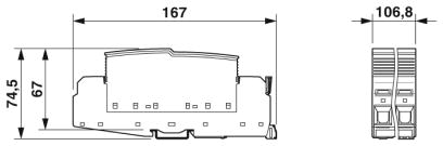Молниезащитный разрядник, тип 1-FLT-SEC-H-T1-3C-264/25-FM