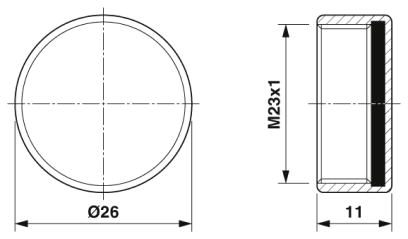 Металлический пылезащитный колпачок-RC-Z2104