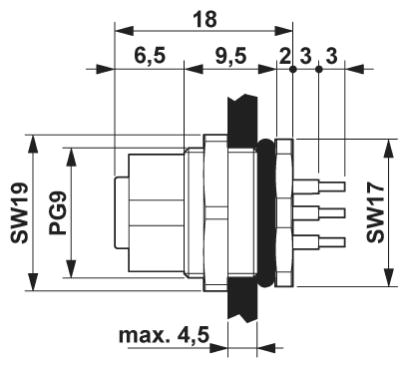 Проходная деталь-SACC-DSI-FSB-5CON-L180 SCO