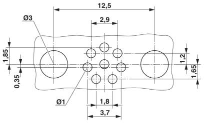 Встраиваемые разъемы-SACC-DSI-M8FS-8CON-M10-L180 SH