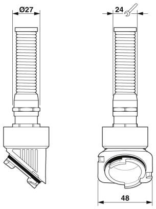 Кабельный ввод-HC-B-GB-M20-ER-AL