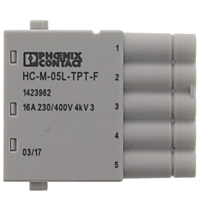 Модуль для установки контактов-HC-M-05L-TPT-F