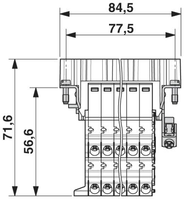 Адаптер клеммного модуля-HC-B 16-A-UT-PEL-M