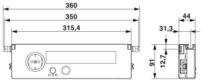 Светодиодная лампа распредшкафа-PLD E 608 W 315/F