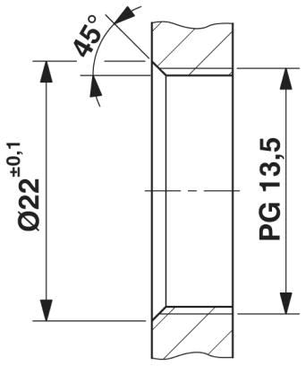 Встраиваемые разъемы-SACC-E-MINMS-5CON-PG13/0,5