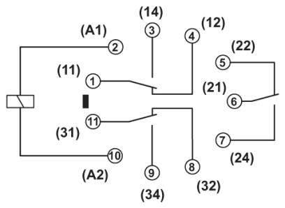 Одиночное реле-REL-OR3/LDP-48DC/3X21