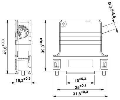Сальниковый корпус D-SUB-CUC-DST-GPME-A/DSSC9