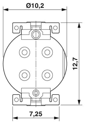 Встраиваемые разъемы-SACC-CI-M12FS-4P SMD R32