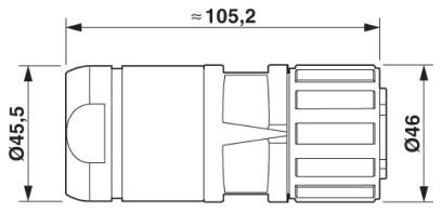 Кабельный соединитель-SM-7ES1N8A8S22