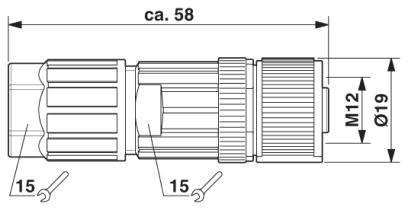 Разъем-SACC-M12FS-5PL M