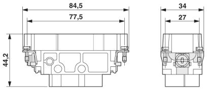 Модуль для контактов-HC-K 4/0-EBUS