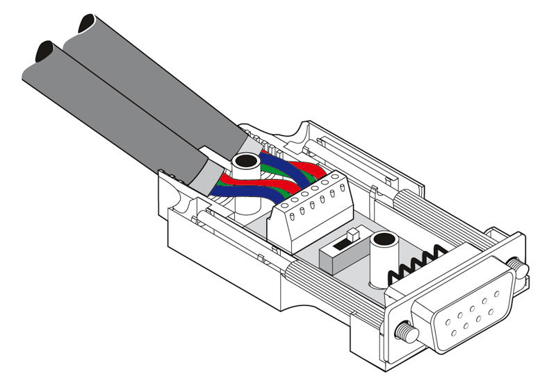 Шинный штекер D-SUB-SUBCON-PLUS-CAN/AX