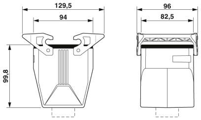 Корпус-HC-STA-B32-CHWD-1TTM50-ELC-AL