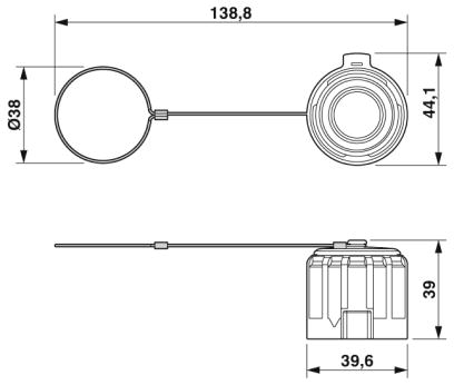 Защитный колпачок-QPD QSK GY 5X6,0 FS