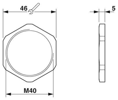 Контргайка-A-INL-M40-S-S
