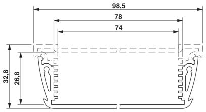 Корпус для электроники-HC-ALU 6-78 PROFILE 150