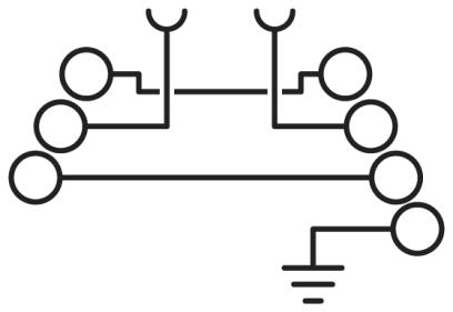 Заземляющие клеммы для выполнения проводки в зданиях-VIOK 1,5-D/TG/D/PE