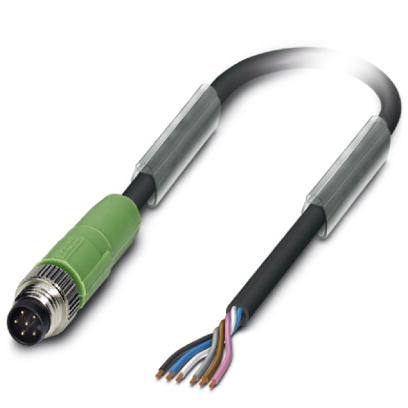 Кабель для датчика / исполнительного элемента-SAC-6P-M 8MS/.../...