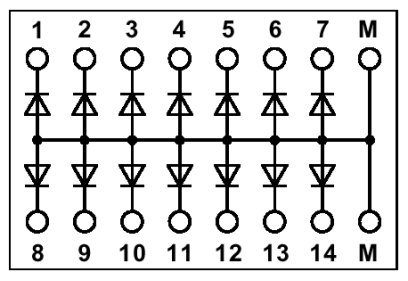 Диодный модуль-EMG 45-DIO14M