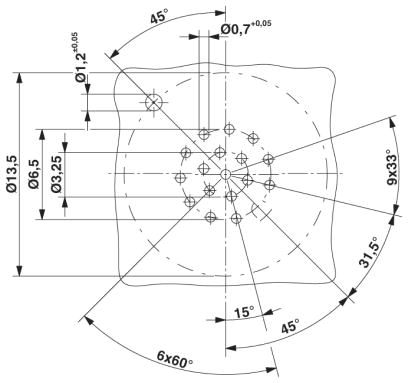 Встраиваемые разъемы-SACC-DSI-MS-17CON-M12 SCO SH