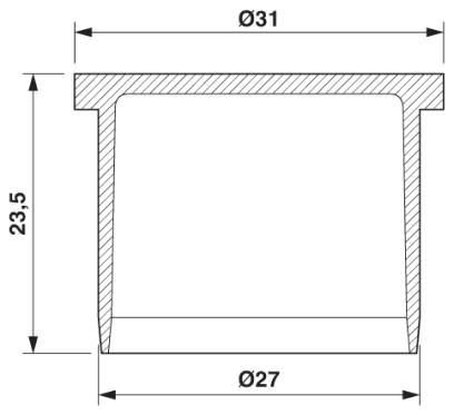 Защитный колпачок-QPD PSK 5X2,5