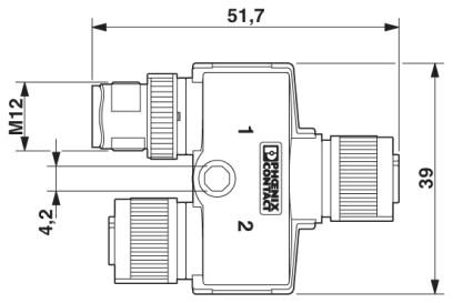 Y-разветвитель-SAC-5PY-F/M-F VP SH