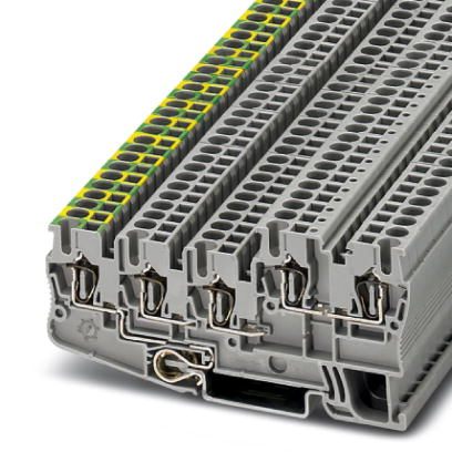 Заземляющие клеммы для выполнения проводки в зданиях-STIO 2,5/4-PE/2B/L