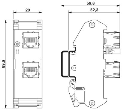 Патч-панель-FL-PP-RJ45/RJ45