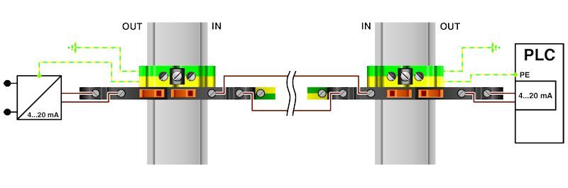 Устройство защиты от перенапряжений-TT-2-PE-M-24DC